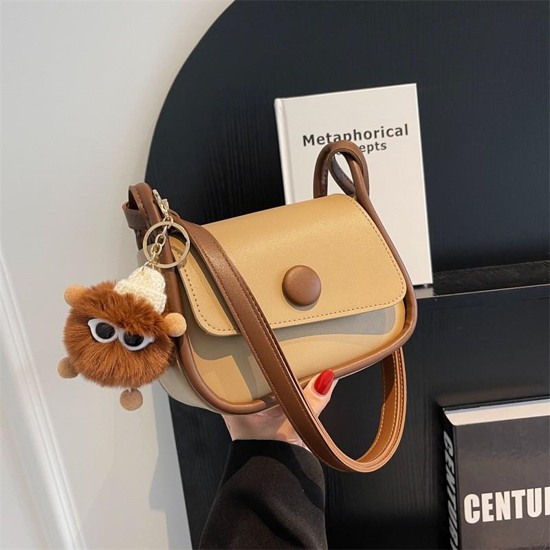 Popular Small Bag Women's New Trendy Internet Celebrity Versatile Oblique Span Bag Fashionable Foreign High-end Sense Small Square Bag
