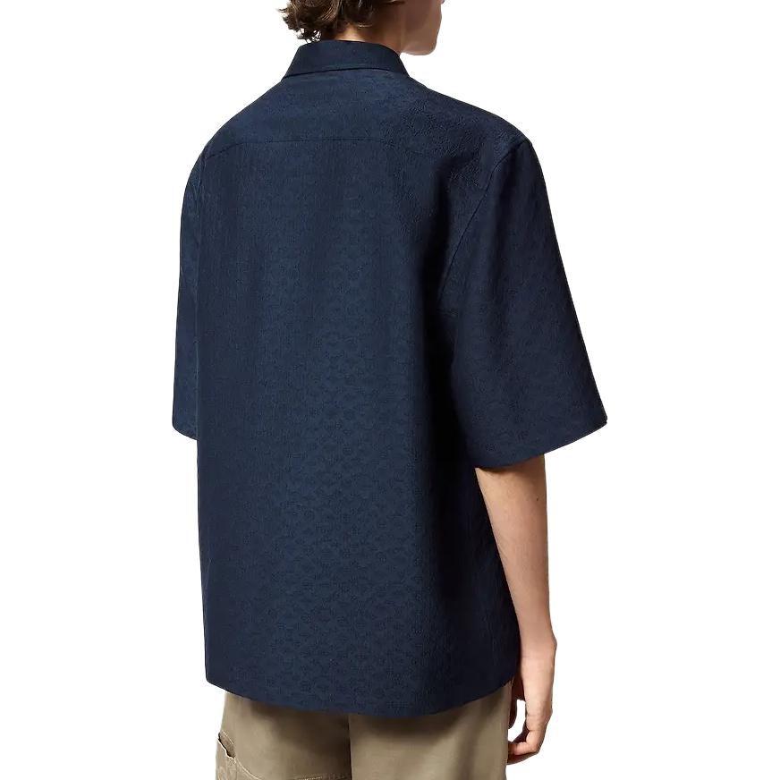 LOUIS VUITTON Mini Monogram Silk Blend Short-Sleeved Shirt 1AFRND