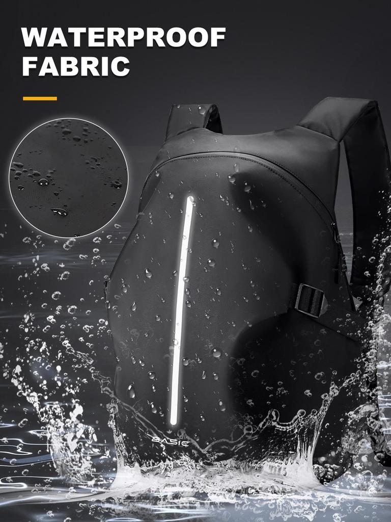 Waterproof Motorcycle Helmet Backpack - Large Capacity Travel Bag for Men & Women