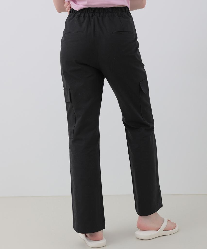 WHEN YOU MOVE Cargo Semi-Bootcut Pants (2 Colors)