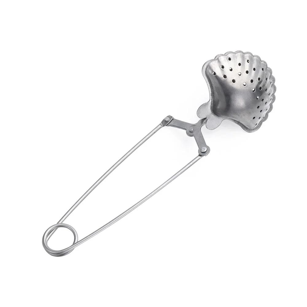 Stainless Steel Tea Diffuser Easy to Clean Durable Mesh Strainer with Hanging Hook Handle Portable Loose Leaf Tea Steeper