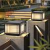 Waterproof Outdoor Post Lantern Garden Floor Fence Household Solar Column Lamp Led Pillar Lights 220 V Pier Mounted Post Light