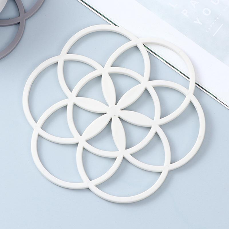 1 Pcs Kitchen Creative Silicone Insulation Pad Thickened Table Pot Bowl Pad Plate Anti-scalding Anti-heat HMKH YSXX