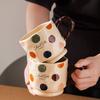 Retro Classic Ceramic Mug Household Water Cup Milk Breakfast Cartoon Cup Creative High Value Souvenir