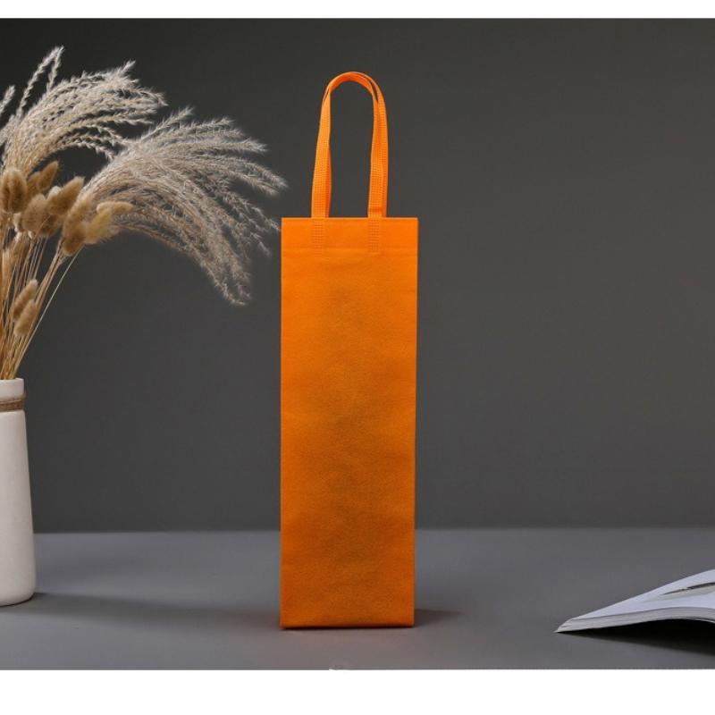30pcs Champagne Beer Wine Gift Bag Single Bottle Red Wine Packaging Sack Handheld Non-woven Fabric Pockets Durable Eco-friendly Shopping Bags