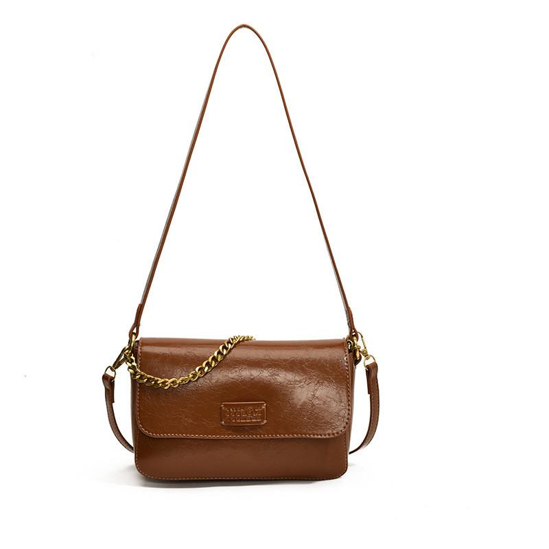 IELGY Retro Niche Fashion Bag Trendy All-Match Small Square Bag Casual Portable Messenger Bag
