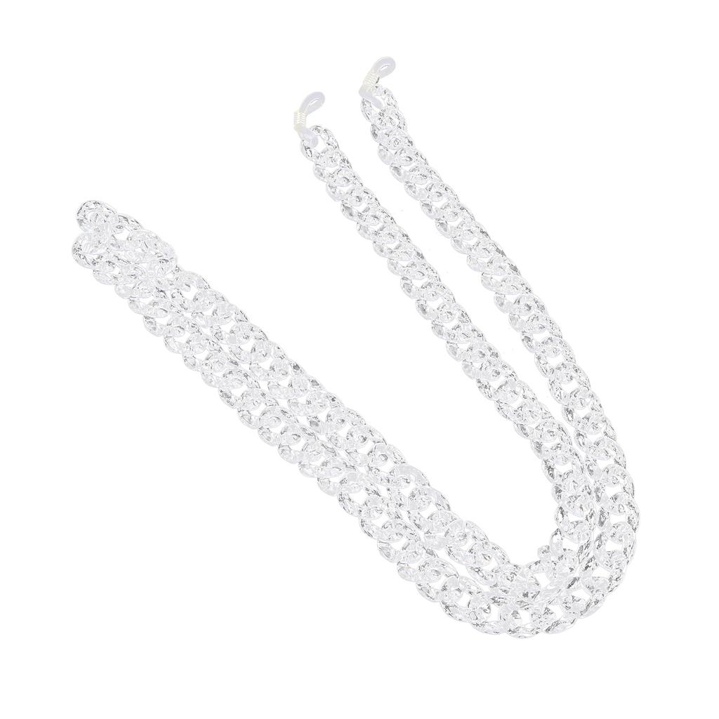 Women S Eyeglass Chains Transparent Acrylic AntiLost Stylish Sunglasses Chain Holder