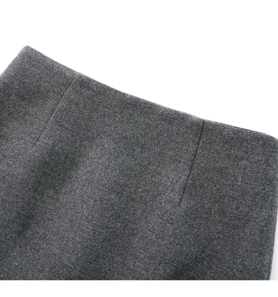 Light Luxury Wool Blend Vest & Knit Skirt Three-Piece Set