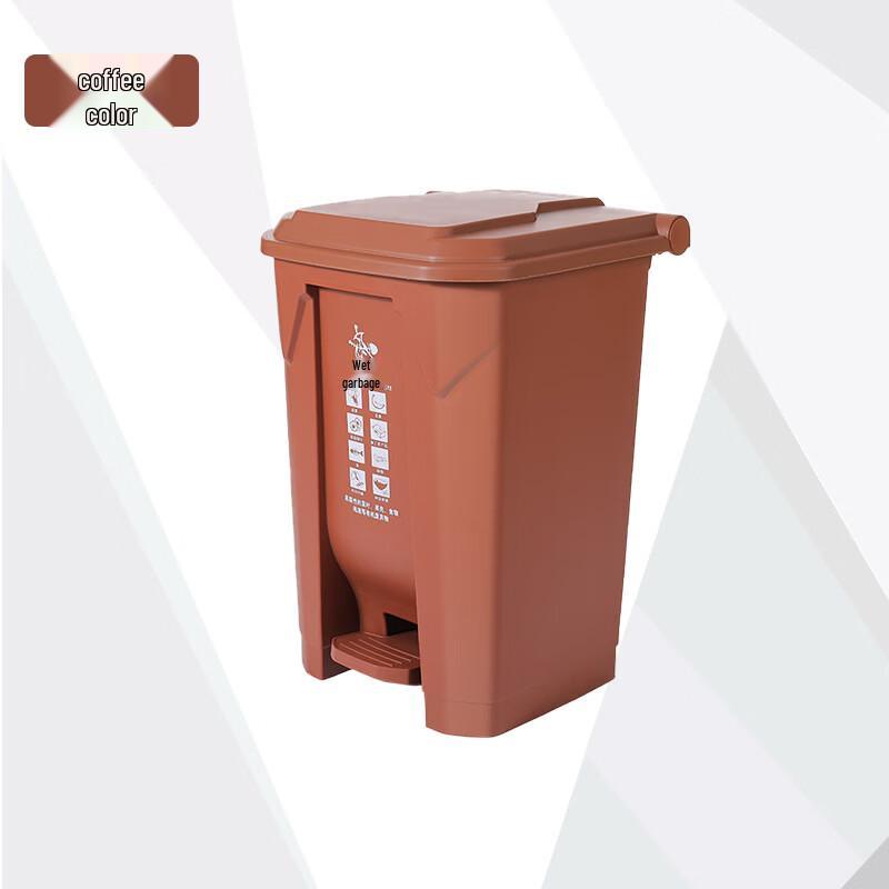 Handon Outdoor Large Trash Can with Lid