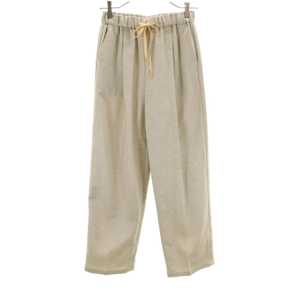 

a day in the life Linen-like Pants S Beige Women Used