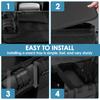 Baby Stroller Tray with Cup Holders W2 Double Sided Stroller Tray with Storage Mesh Pockets Detachable Outdoor Accessories