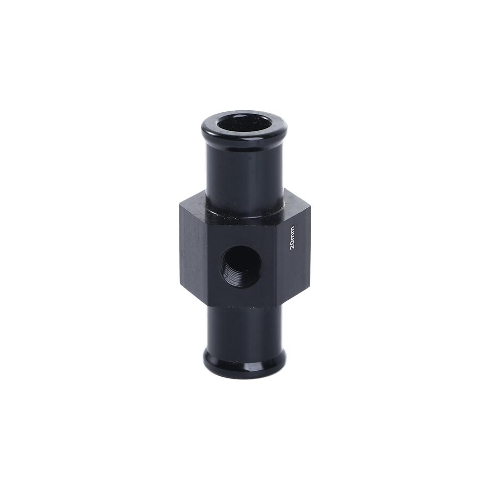 Hose Adapter Black Gauge Sensor Temperature sensor Water Temp Gauge Radiator Joint Pipe Sensor