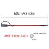 Flexible 60cm SAE 2Pin to DC5.5mmx2.1mm Power Adapter Cable for Efficient Charging in Motorcycles and Portable Devices