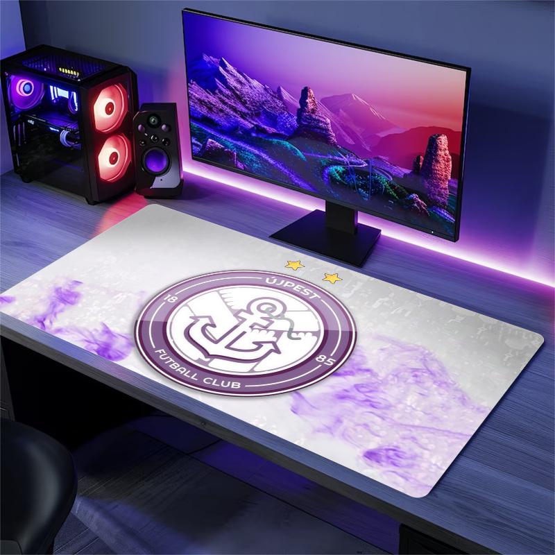 Ujpest FC Print Cushion Non-slip Laptop Tablet Big Mousepad XXL Mat Mini PC Playmat With Lock edge