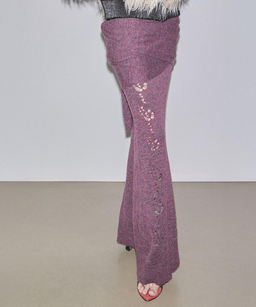 Sculpter 2Way Shawl Maxi Dress Deep Wine