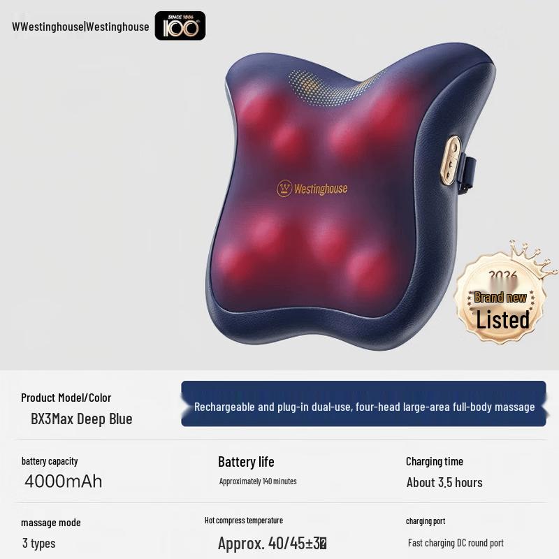 Westinghouse BX3Max Lumbar & Back Massager CN plug (adapter included)