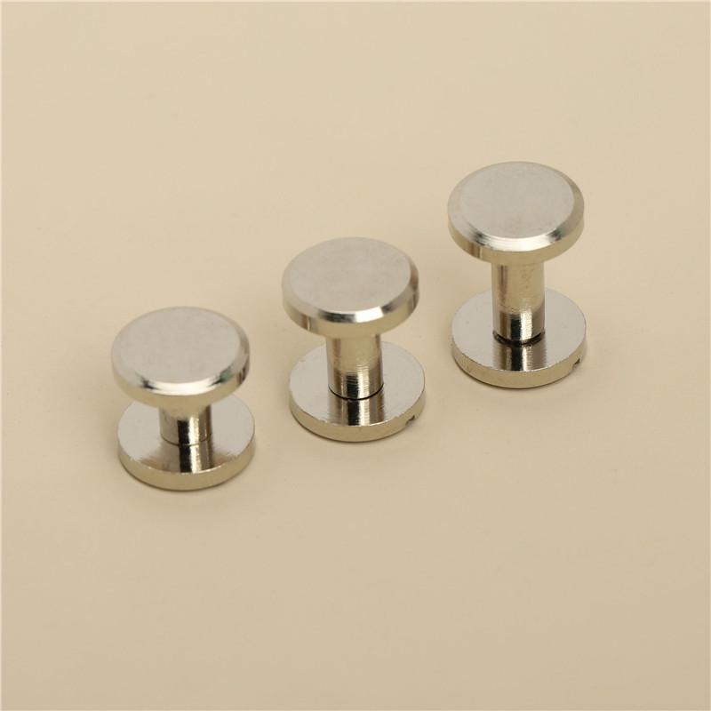 

Гвозди с плоской шляпкой из чистой меди с серебряным покрытием для кожаных аксессуаров своими руками 10x4x10 mm Flat