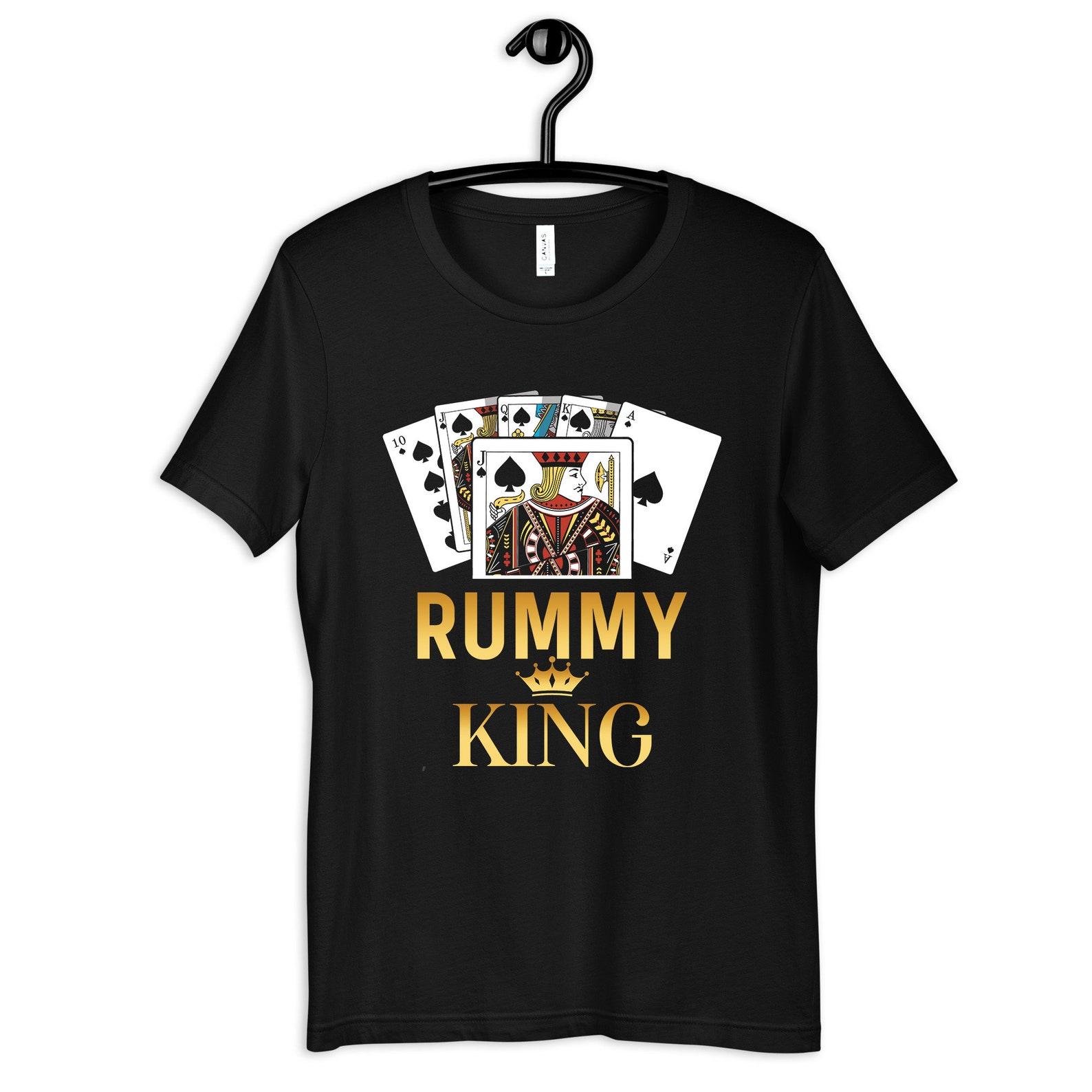 Rummy King Shirt, Funny Rummy T-Shirt, Rummy Tee, Gin Rummy Gift, T-shirt,T-shirt, Tank Top, T-shirt S