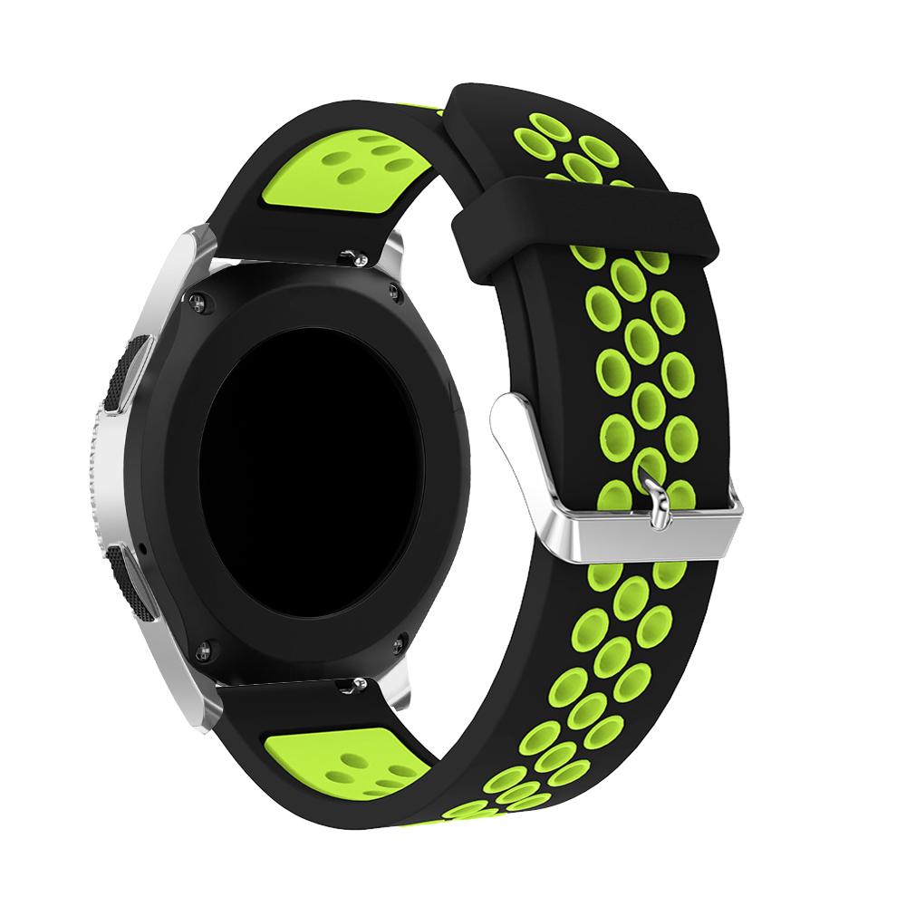 hole circular Silicone Watch for Samsung Galaxy Watch 46mm version Watch Replacement Bracelet Band Strap for SM-R800 Top Quality