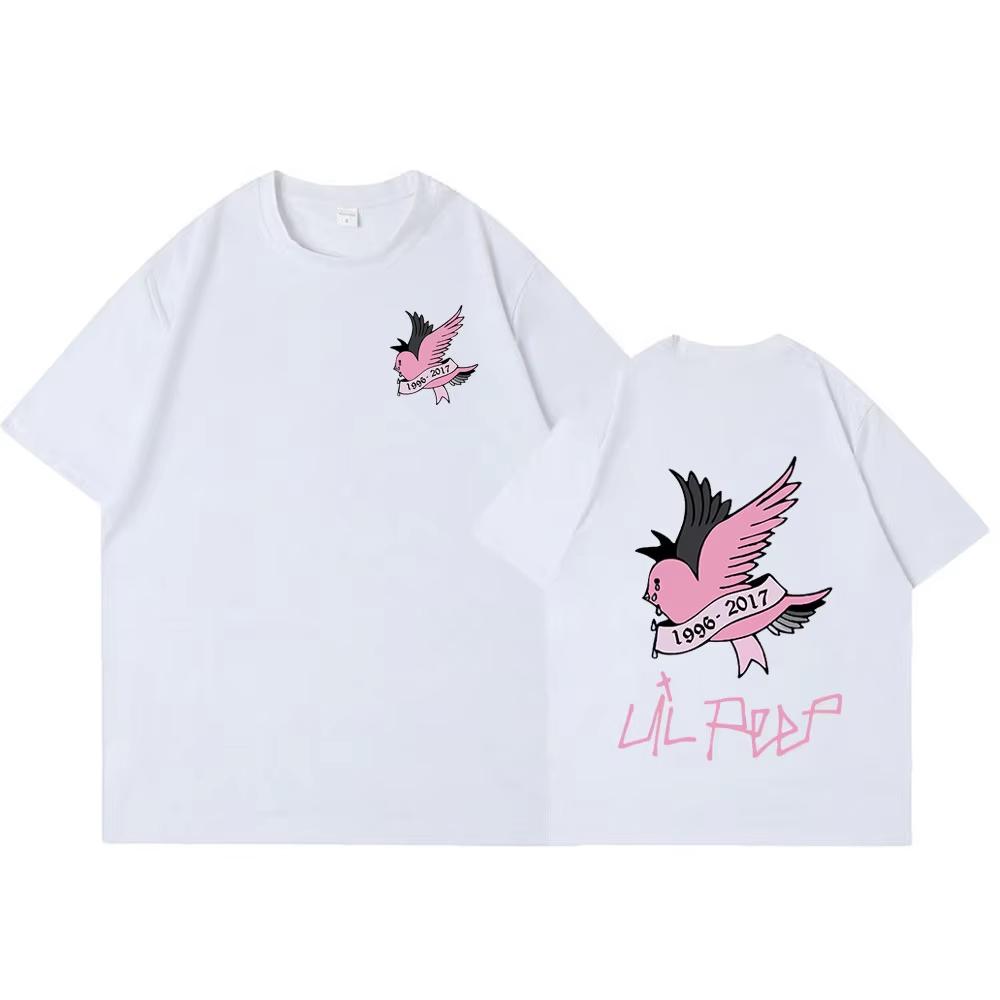 2026 Rap Artist Lil Peep Mens Shirt  Summer CryBaby Album Pattern TShirt  Womens Y2K HipHop ShortSleeved TShirt