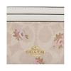 Coach Skinny Id Case 11 Brand Logo Floral Print Coated Canvas Card Holder Women Card Holder Gold Sand CAR16-IMSAS