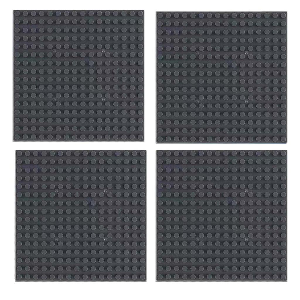 16x16 Block Base Plate 4pcs Compatible with Mainstream Brands Play CHILDREN'S Creativity Toy Base Accessories