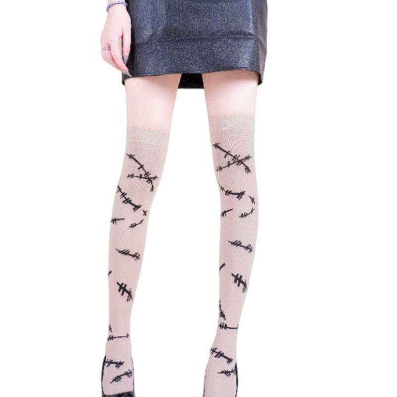 Stretchable Halloween Socks Fashionable Design Comfortable Polyester Fabric Comfortable Wear For Women 1