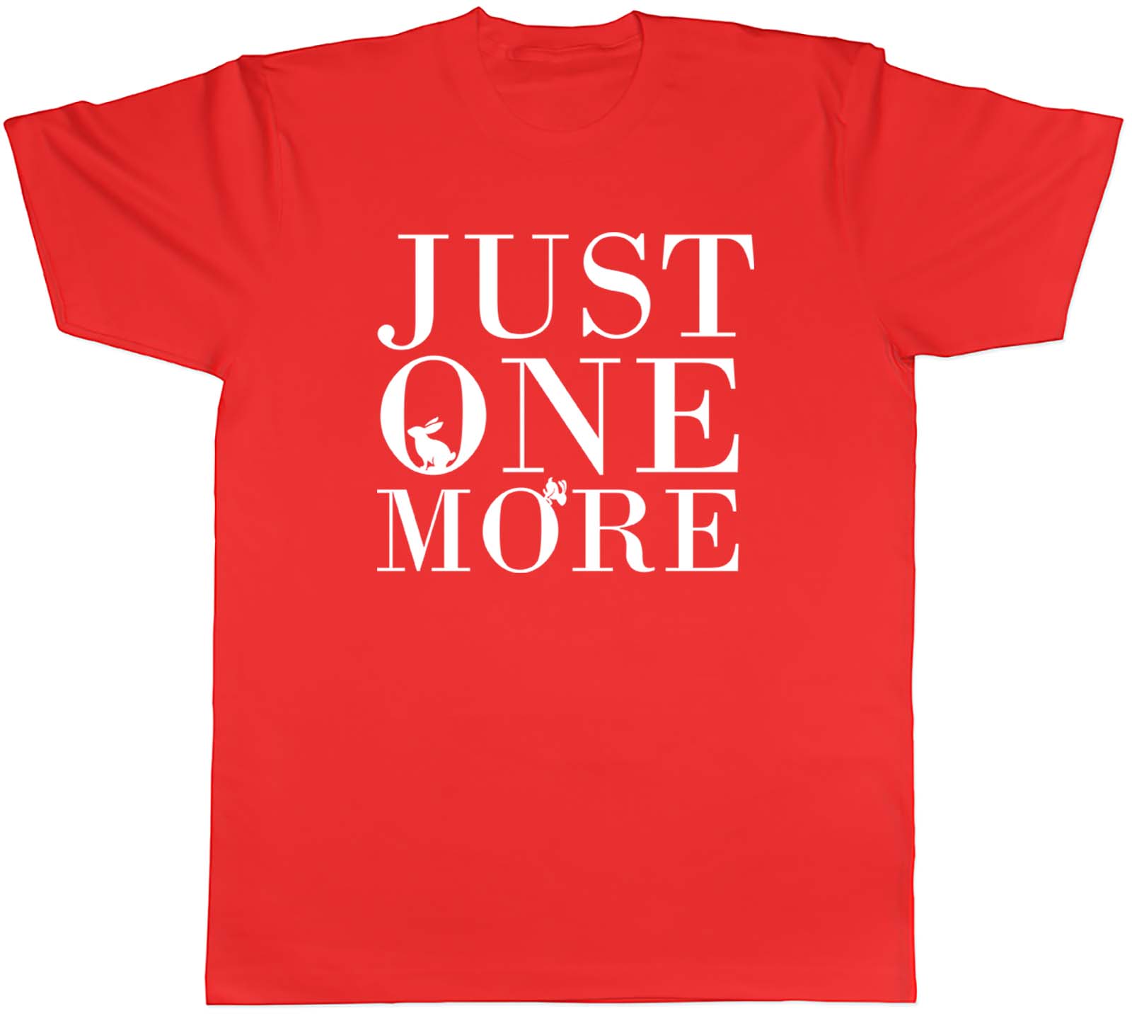 Just One More Rabbit Animal Unisexs Unisex TShirt Tee Gift S