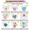 FUNSHOWCASE Shaker Mold Set for Resin Keychains and Straps - Silicone Mold/Film/Holographic Glaze/Slicing Stick/Dropper - Beginner's Craft Kit with 13