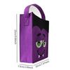 Halloween Trick or Treat Bag Felt Tote Bag Reusable Portable Gift Bag for Kids