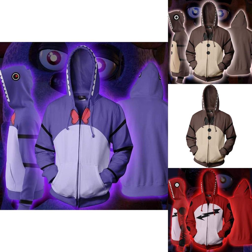 Hanorac premium costum cosplay Five Nights At Freddy's Fnaf cu model vibrant