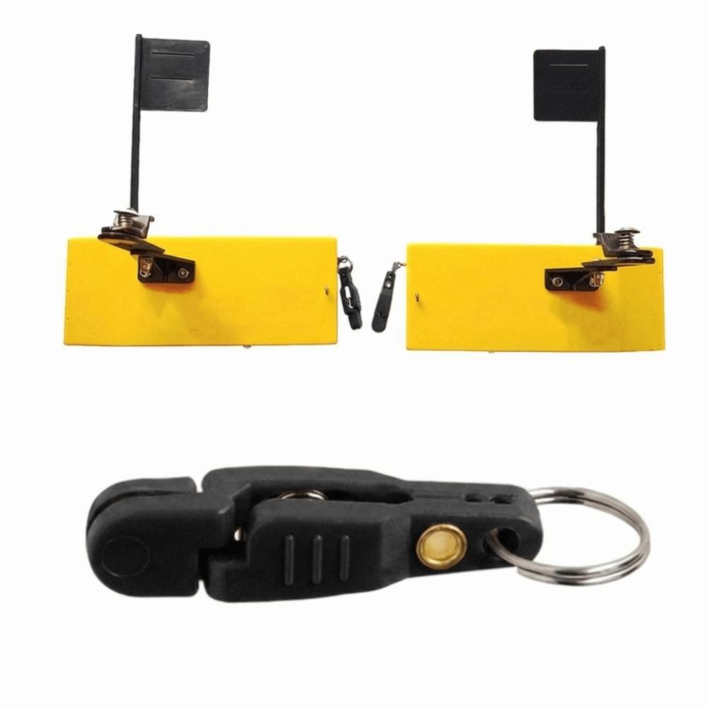 7PCS Lighteright Snap Release Clip ABS Line Clip Snap Portable Heavy Tension Snap Trolling Fishing