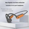 B8 Bone Conduction Open-Ear Bluetooth Headphones - Waterproof, Sports & Cycling Ear-Hook Design.