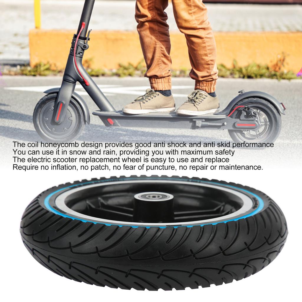 LYH L002 8,5 Zoll Waben Vorderradnabe Elektroroller Vorderreifen Ersatzteile für Kugoo M4 Roller Blau