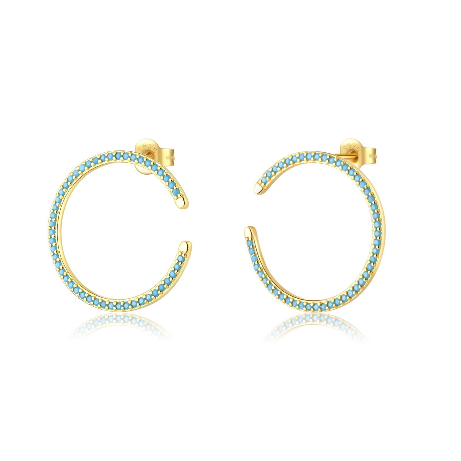 

ANDYWEN серьги-гвоздики из стерлингового серебра 925 пробы с большим кругом и цирконием CZ, роскошные женские вечерние ювелирные изделия с кристаллами GiftA M