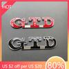 Golf 3 4 MK3 MK4 2026 Hot For VW VOLKSWAGEN 3D Metal GTD Letters Car Rear Trunk Boot Badge Emblem For Volkswagen VW Golf 7 6 5 4
