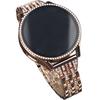 Armband + Hülle mit integriertem Glas für Samsung Galaxy Watch 5 40mm, Roségold