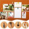 Push Pin Hooks 50PCS Damage-free Plastic Thumbtacks for Cork Board Photo Holding Office School Art Projects