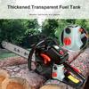 High-Power Gasoline Chain Saw 4800W Effortless Logging Chain Saw Handheld Chainsaw for Tree Felling and Woodcutting