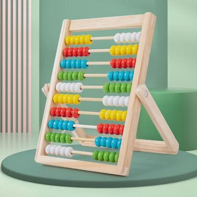 Abakusständer aus Holz für den Mathematikunterricht im Kindergarten und in der Grundschule
