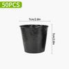 50/100pcs Black Seedling Nursery Pots Planting Pot Black Grow Bag Transplant Breathable Cup Vegetable Container Nursery Cup