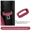For BMW 1 2 3 5 7 Series X1 X2 X3 X4 X5 X6 X7 Car Seat Belt Protective Cover Anti-collision Scraper Car Interior Decoration