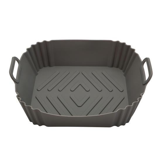Silikonové vložky do horkovzdušné fritézy Čtvercový pekáč Opakovaně použitelný koš do horkovzdušné fritézy Kuchyňský vařící gadget pro horkovzdušnou fritézu