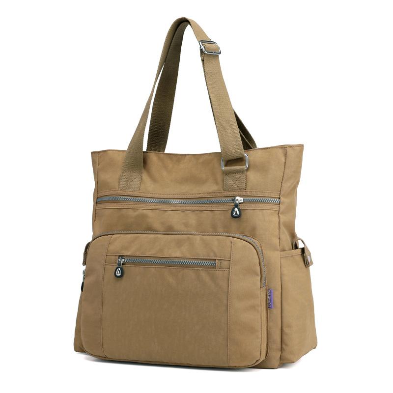 Trendy women's shopping handbag casual messenger bag fashion commuter backpack new nylon shoulder bag