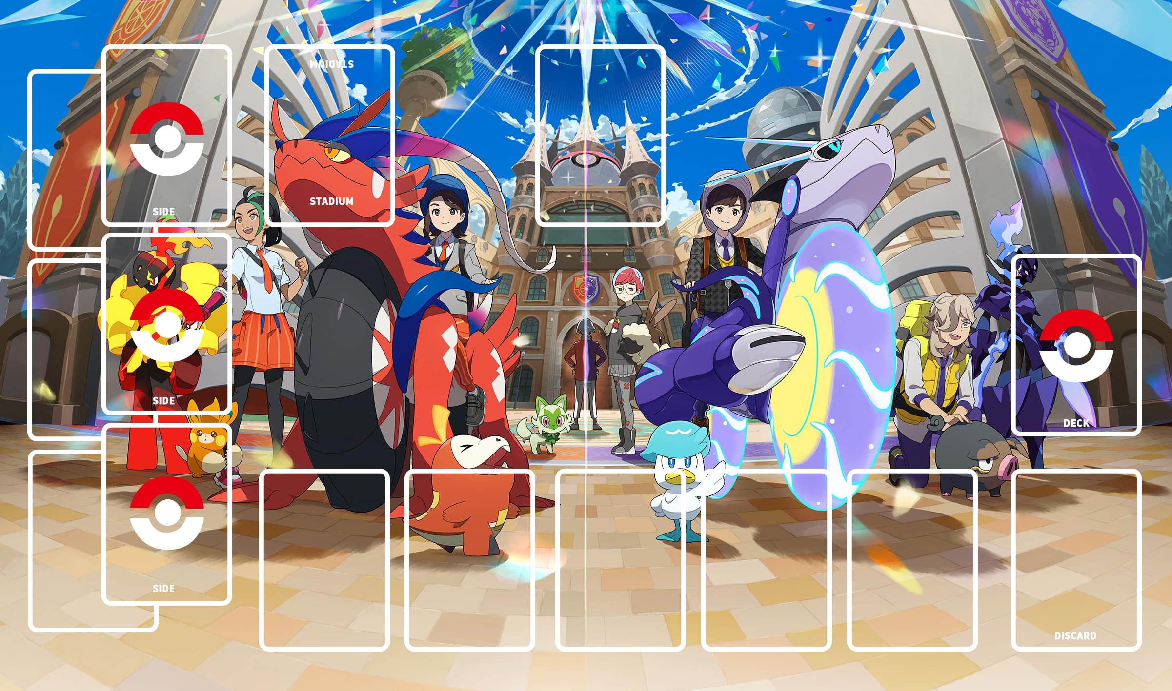 

Игровой коврик с полной прошивкой Резиновый игровой коврик для одного человека Эксклюзив для битв TCG Высококачественный игровой коврик Pokemon с водонепроницаемой сумкой для хранения Карточная игра