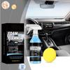 Car Interior Cleaning Spray Mild Cleaning Decontamination Maintenance Leather Fabric Plastic Universal Portable 100ml