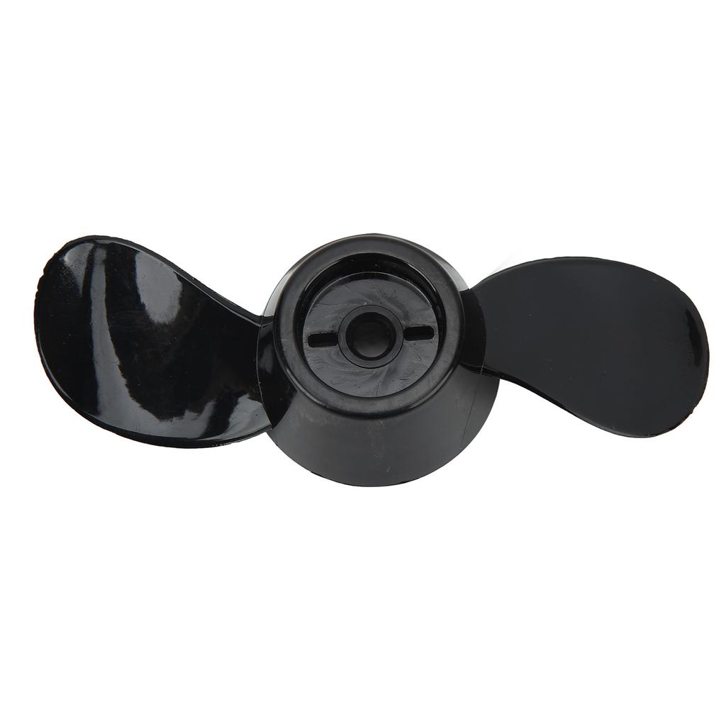 Propeller Thickened Plastic Durable 2 Blade Replacement Propeller for 12V 24V Engines Black