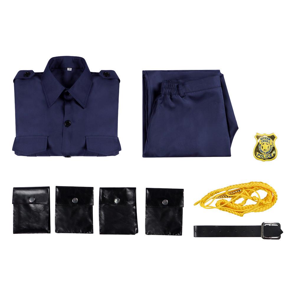 Zootopia 2 Nick Police Uniform Cosplay Outfit With Polyester For Anime Conventions