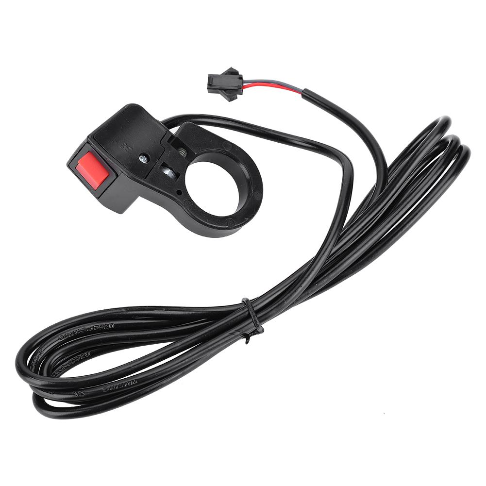 Electric Bike Ebike Scooter Handlebar Mounted Universal On Off Rocker Switch For Head Lamp