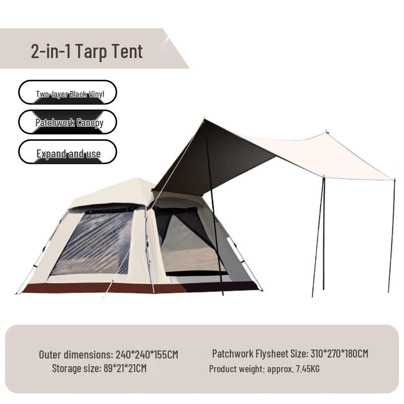 Portable Automatic Pop-Up Camping Tent